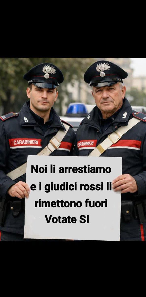 Buona notte !
Votiamo #SÍ per solidarizzare e stare con le #FFOO che rischiano, tutti i giorni,...anche la #vita, per proteggerci da #criminali sia nostrani che importati !
#CC #PS #GdF