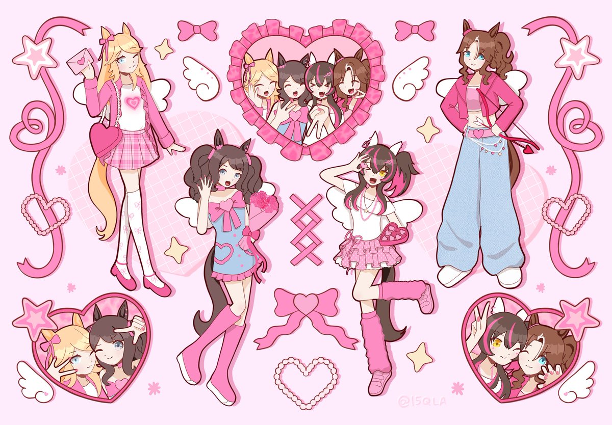 15qla's tweet image. happy GALentine's day!! 💖💕