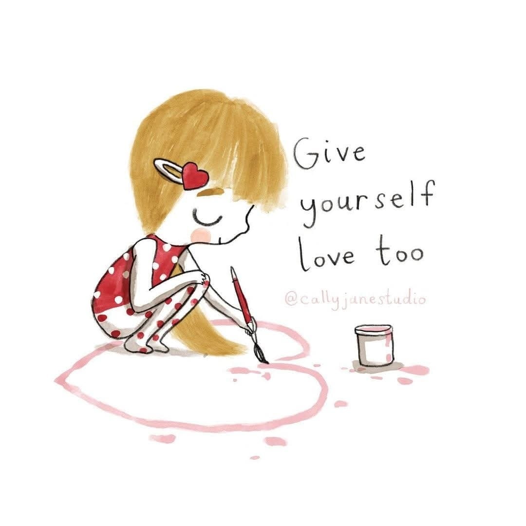 LifeWithJohn's tweet image. Give yourself love too! ❤️