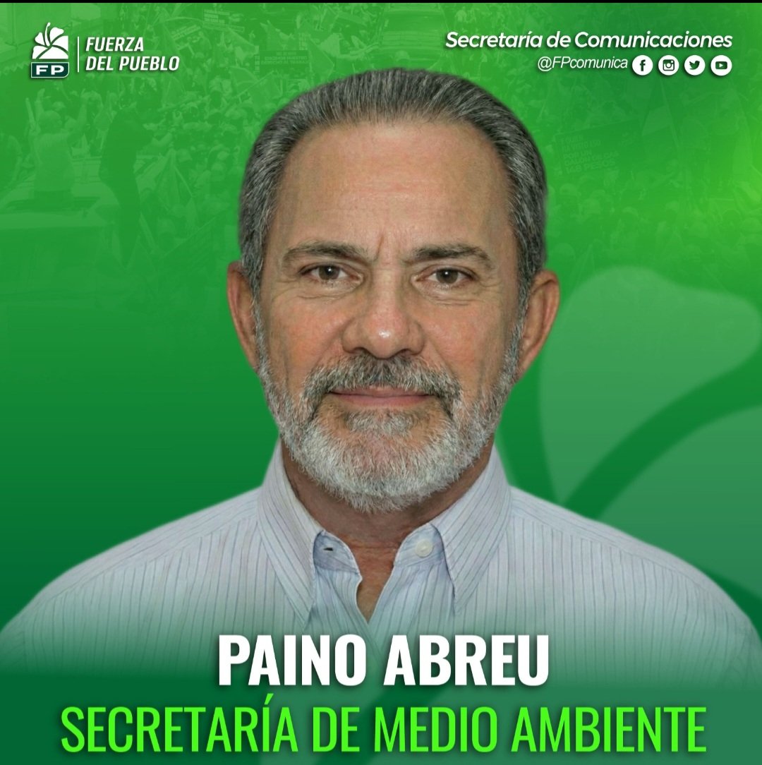 Miguel colás Felicidades, Ing. Paino Abreu Collado, por su merecida confirmación en la Secretaría de Medio Ambiente de la FP. Confiamos en que su gestión contribuirá de manera significativa al fortalecimiento
Miguel colás. <a href="/PainoAbreu/">Paíno Abreu</a> <a href="/FPcomunica/">@Fuerza del Pueblo (FP)</a> <a href="/LeonelFernandez/">Leonel Fernández</a>