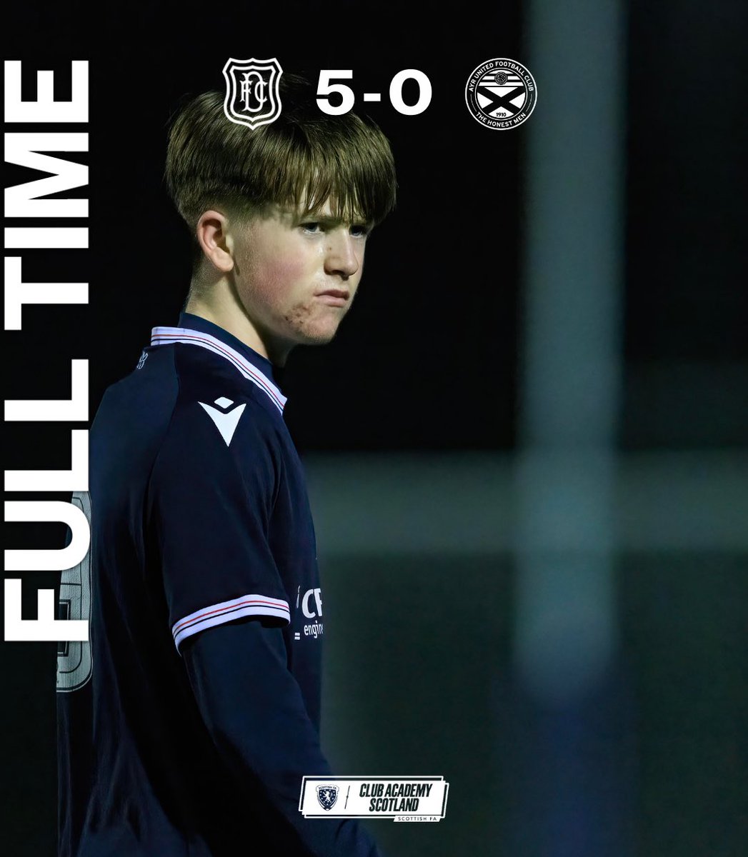 3 points in Dundee for our U17s. 

Goals from Charley Oosenburgh, Christopher Johnston, Zac Robertson, Lewis Wiseman &amp; Rory Cargill.