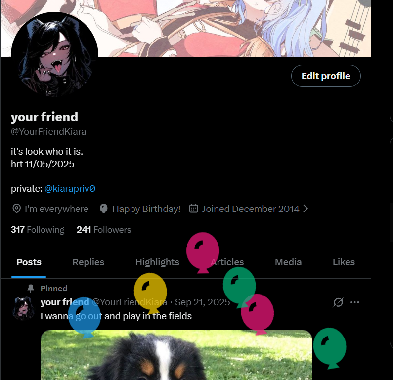 your friend (@YourFriendKiara) / Posts / X
