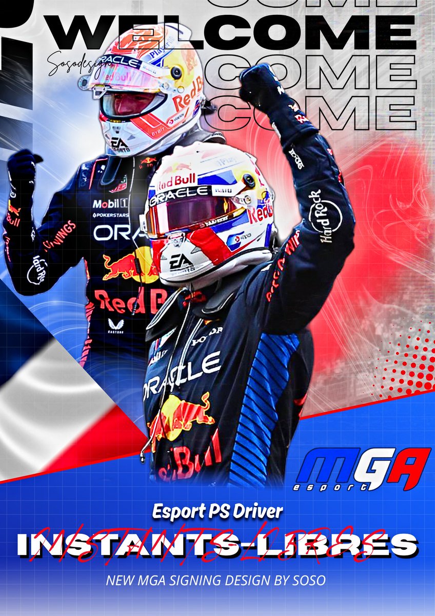 MGA_League's tweet photo. 🚨 | NEW SIGNING (en retard)
🇫🇷 | Après la triste fermeture de la NCT, @instants_libres (Sacha) decide donc de nous rejoindre afin de se développer encore plus ✨️
🇬🇧 | Welcome Sacha in your new team 🔥
🎨 | Affiche réalisée par @SosoDu92__
💙🤍❤️ | #MGAWIN https://t.co/kKkuvLXWPt
