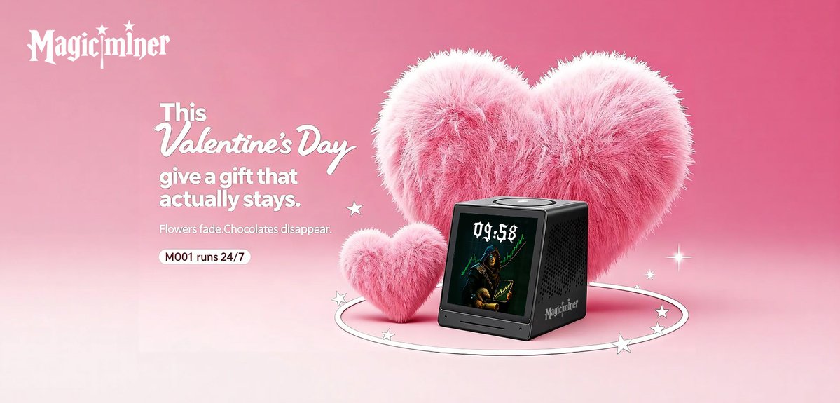 Happy Valentine’s Day, miners! 🐎
💗Stay mining. Stay loving.💗
Order for your loved one:ko.aliexpress.com/item/100501065…

#ValentinesDay #MiningLife #Magicminer