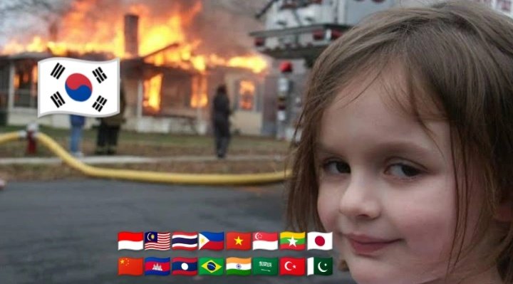 South Korea vs EVERYBODY

There are issues with strict beauty standards, plastic surgery, social pressure, bullying, patriarchy, racism, high living costs and conservative social norms

Makasih Jepang, the real jepang pelindung asia jepang cahaya asia #SEAblings