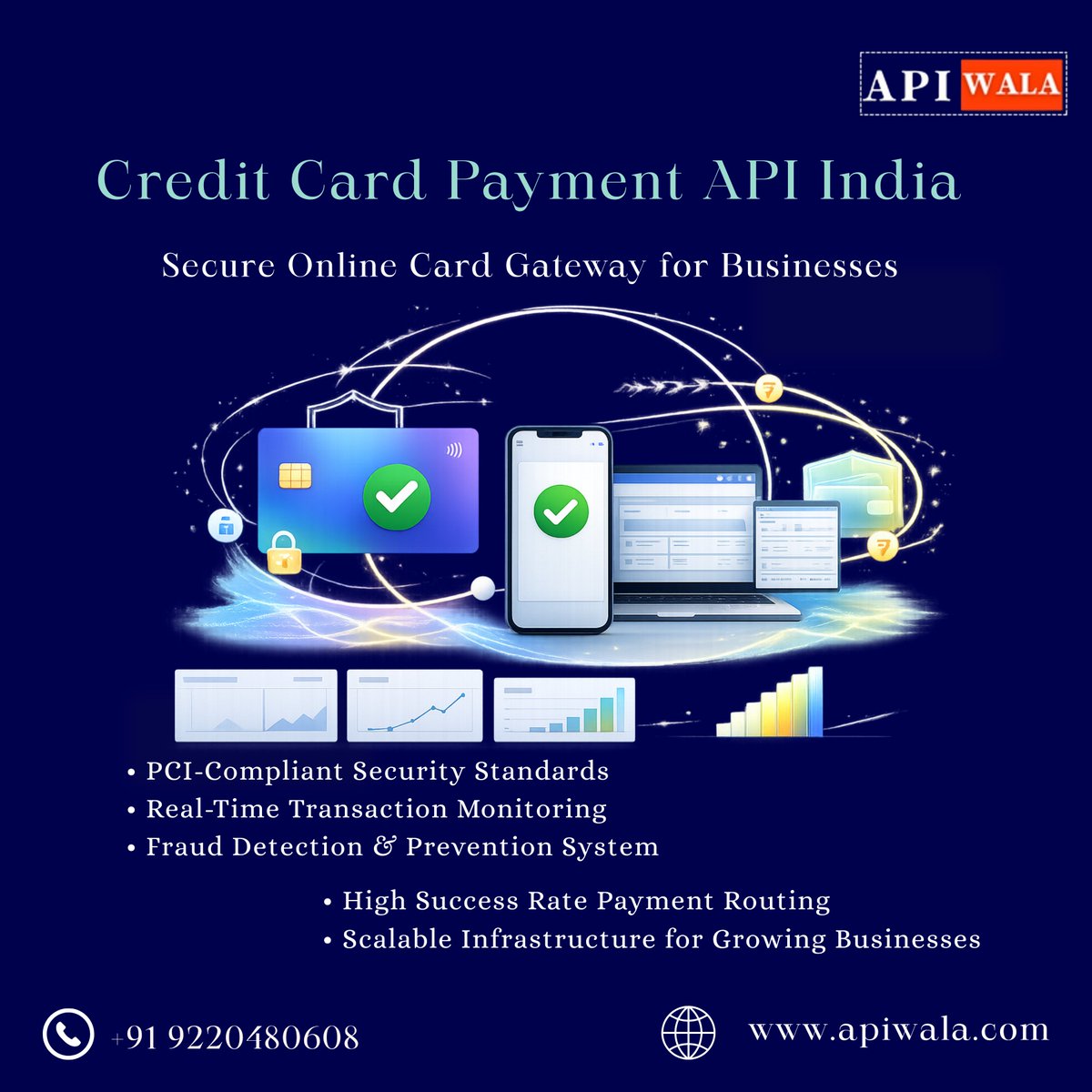 apiwala's tweet photo. 💳 Power your online business with APIWALA Credit Card Payment API India!
Secure card processing, real-time monitoring &amp; fraud protection 

📞 +91 9220480608
🌐 https://t.co/BBXFwXzQ8j

#APIWALA #CreditCardAPI #PaymentIndia #OnlinePayments #FintechIndia #SecureGateway https://t.co/LTFy7PwiLx