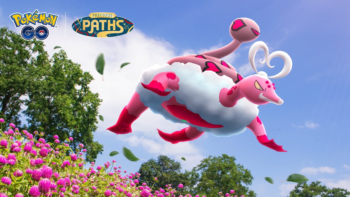 PokemonGOAppJP's tweet photo. 「レイド・デイ」開催中！『Pokémon GO』の「伝説レイドバトル」で、「ラブトロス（れいじゅうフォルム）」に挑もう！ #ポケモンGO

力を合わせてバトル！ 💪 https://t.co/ESpk6A4rgi