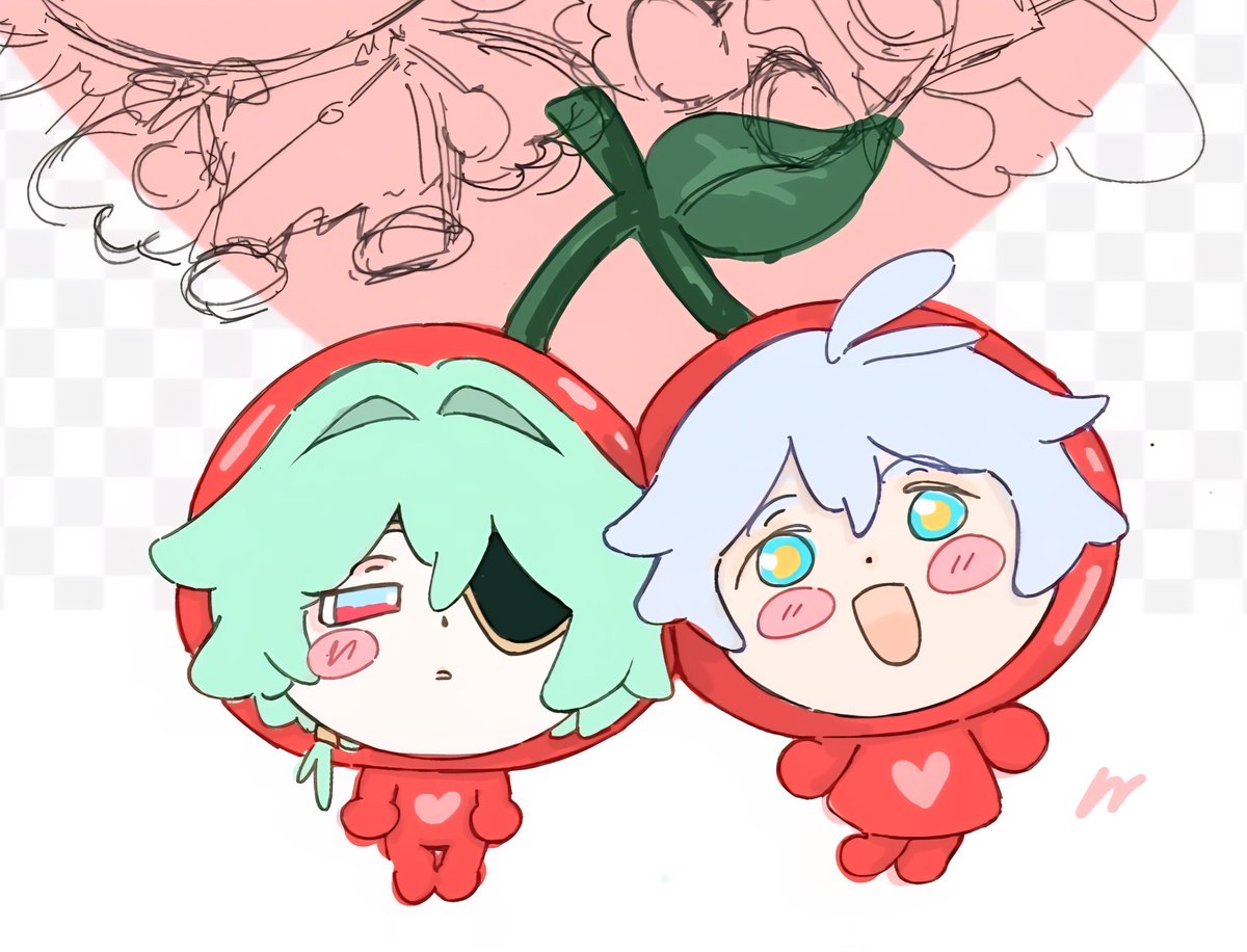 happy valentines day #phainaxa  🍫🍓
drawing for my upcoming keys &amp; stds !!!