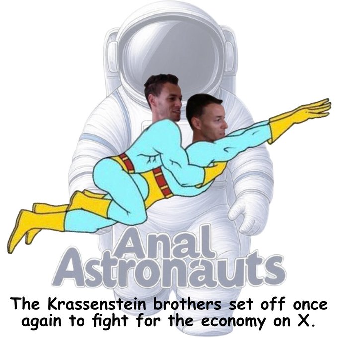 WALSTGUY's tweet photo. @AntiLeftMemes The only thing I'm freaking out about..is what the hell is the relationship with the LIBTARD KRASSENSTEIN BROTHERS. Get a room guys...
#BUTTPIRATESπ΄ββ οΈπ΄ββ οΈπ΄ββ οΈ https://t.co/zjt8Vg2Vqi