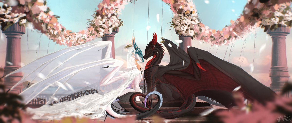 Coloridze's tweet photo. 💗💗💗 Art is made for: Toaster21648 and Noldor 💗💗💗
My friends had a wedding on the 9th✨✨
I created this illustration as a gift in honor of this wonderful event, and once again I want to congratulate them!!✨✨

💗💗💗Happiness, love and since February 14th💗💗💗 https://t.co/ItMi0RHVM8