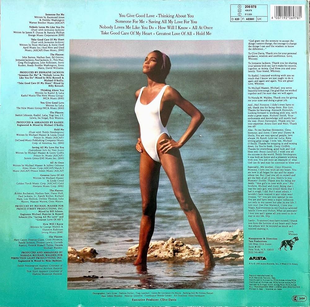 41 years ago today, Whitney Houston released her debut self-titled album.
