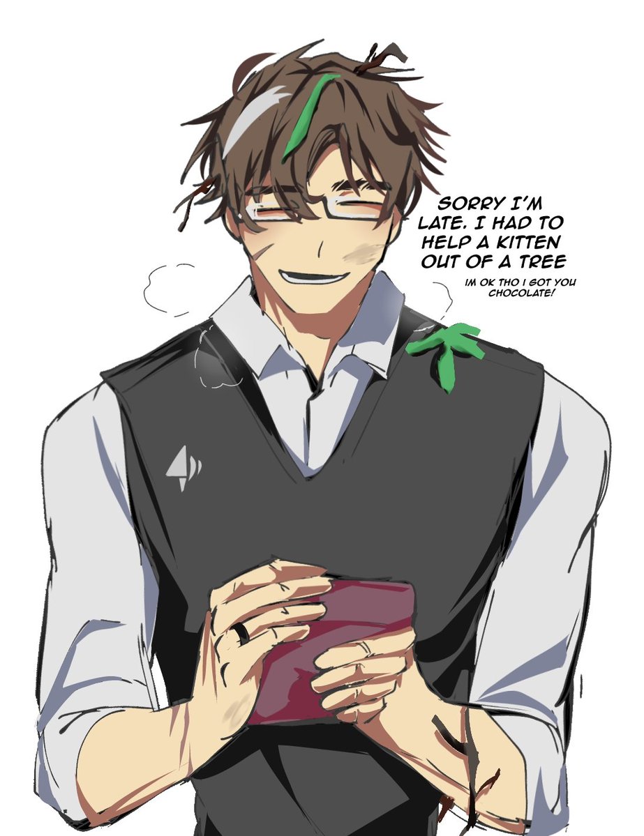 my hands were actually shaking when I gave you the chocolate. I was so afraid of disappointing you by being 2 minutes late.