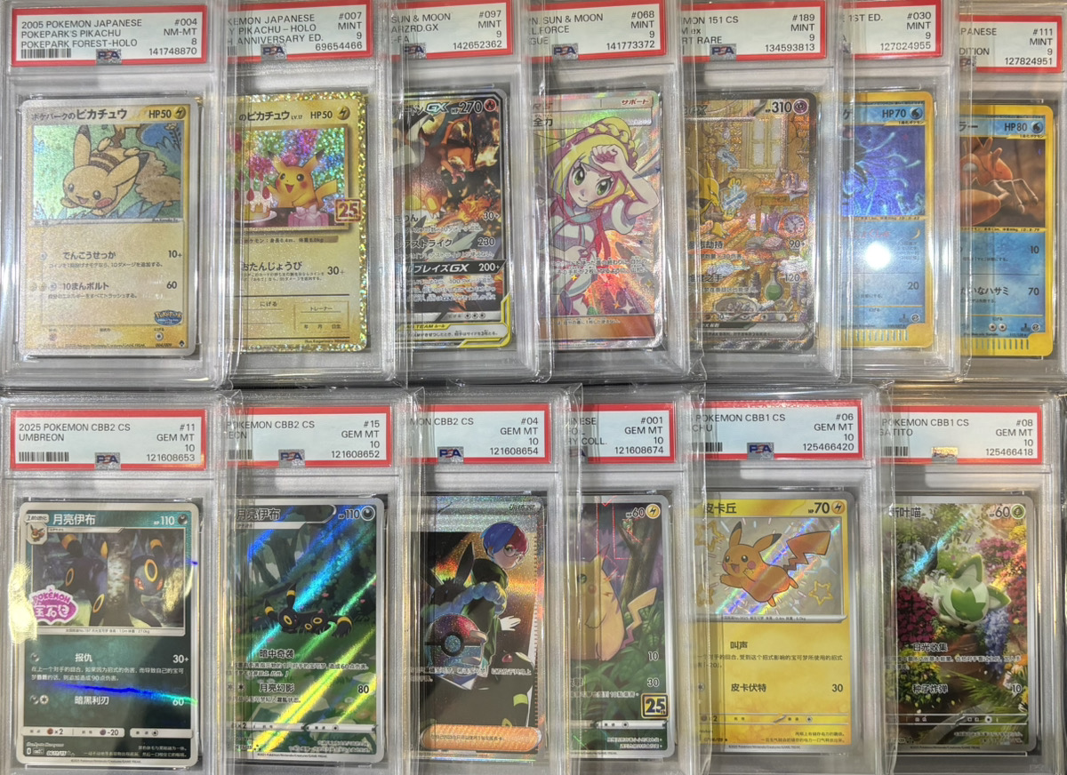 ✨入荷情報✨】 多言語の鑑定品やPSA9以下の鑑定品がたくさん入荷しま
