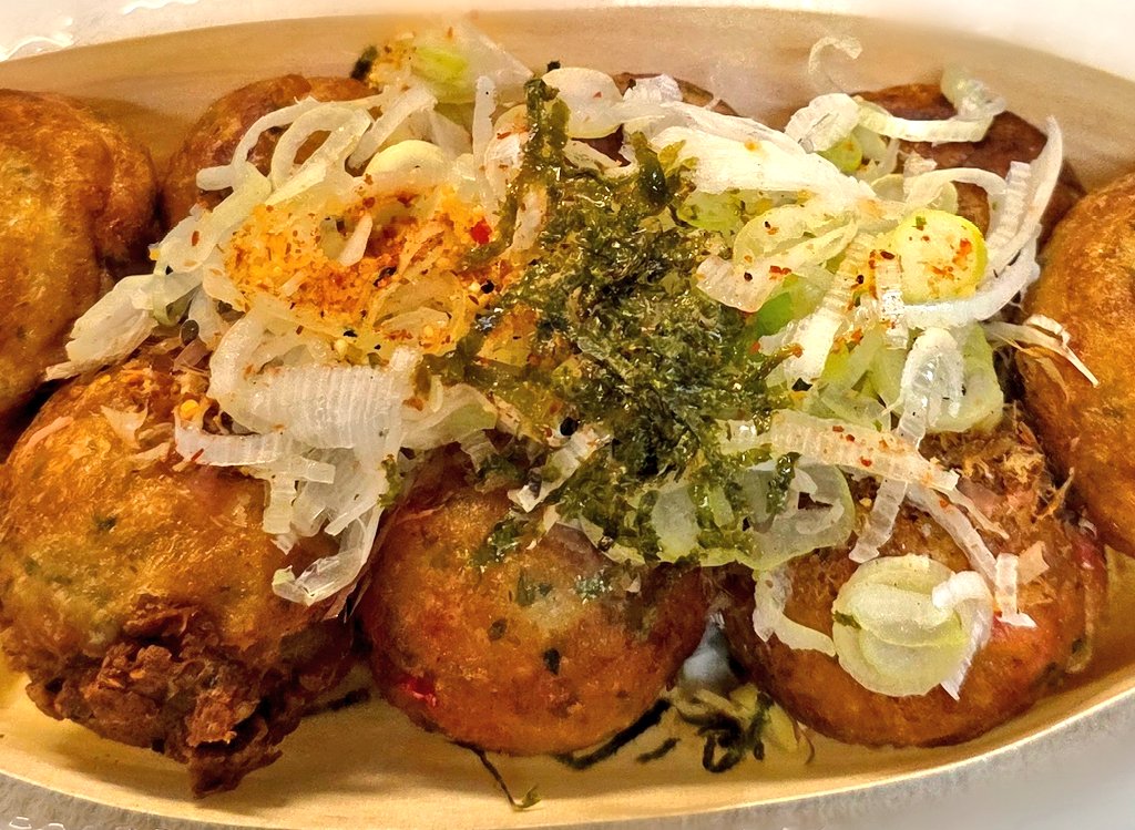たこ焼き🐙♪♪
おろしポン酢で食べたよ😋🍀