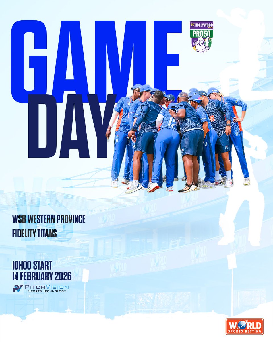 GAME DAY!!

#WPCricket #westernprovince #WSBNewlands #WSBWP🧡 #GirlsInBlue💙 #WozaNawe #Pro50