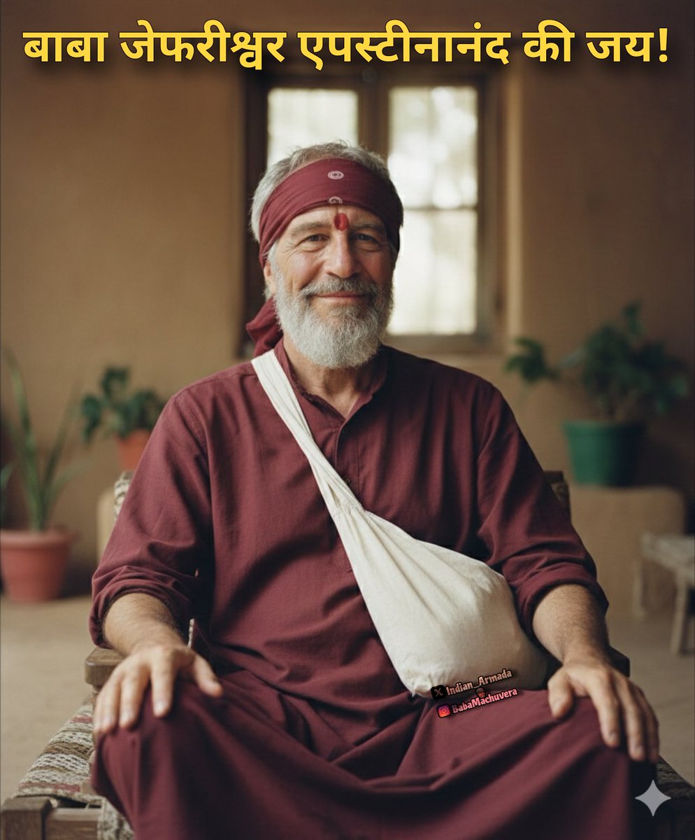 If Jeffery Epstein was in India 🤦
 
#EpsteinFiles