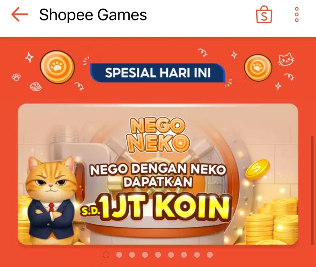 jjunyi__'s tweet photo. main nego neko di shopee selain bisa nambah temen chat juga bisa nambah koin lohh!! gass kita main bareng #ShopeeNegoNeko https://t.co/1pLLP3gVKP