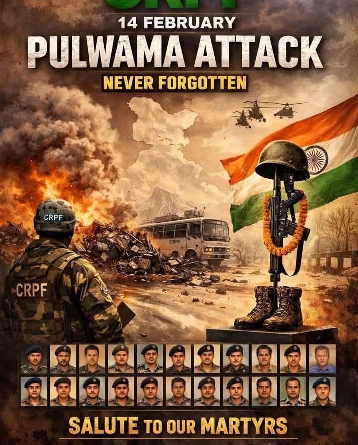 amp032020's tweet photo. पुलवामा आतंकी हमले में शहीद हुए भारत माता के वीर जवानों के शौर्य और बलिदान को शत् शत् नमन।

#PulwamaAttack2019 https://t.co/ZSGqTpbFYN