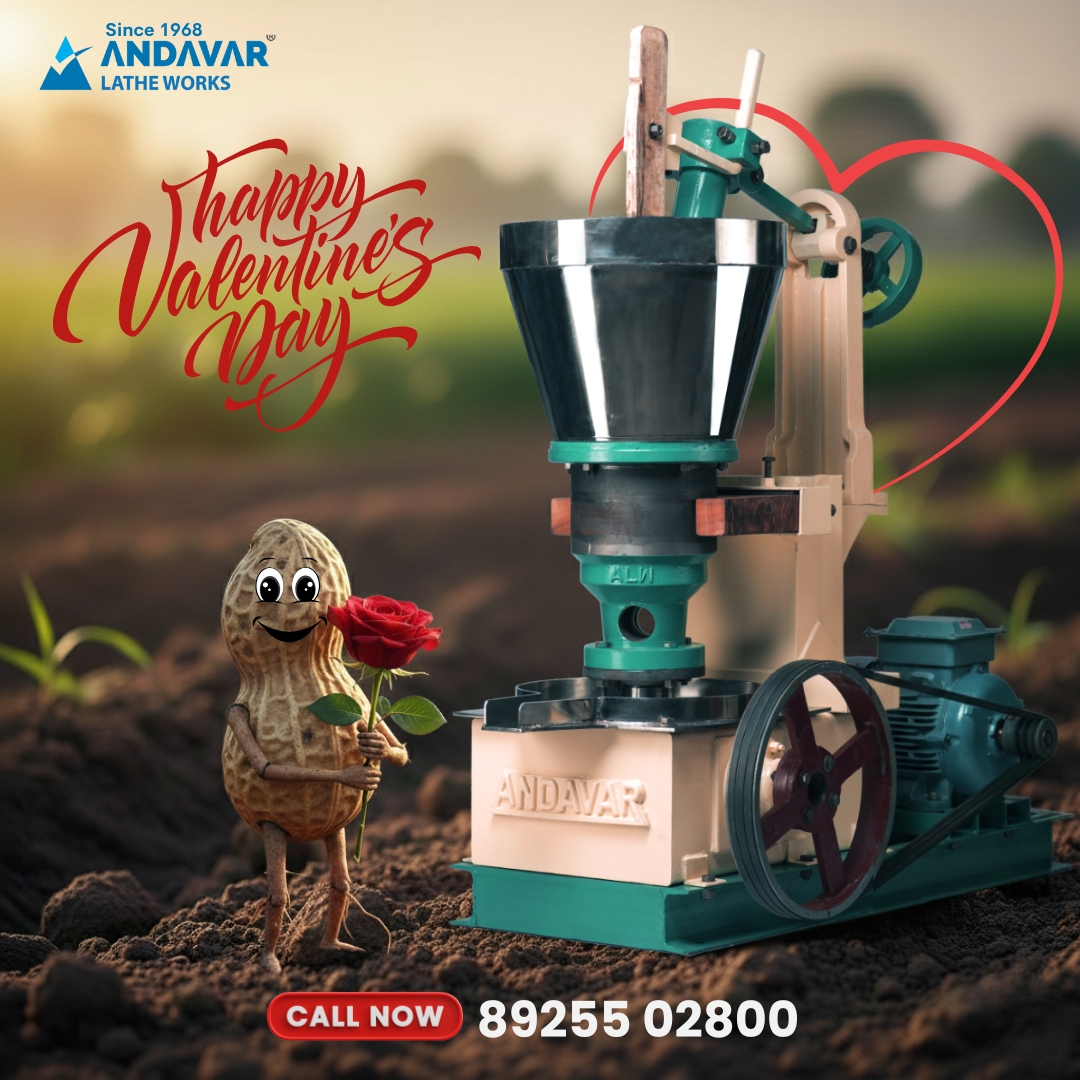 AndavarOil's tweet image. "Love grows from the soil…
Success grows with the right machine ❤️🌱
This Valentine’s Day, fall in love with quality &amp;amp; trust.

📞 89255 02800
#AndavarLatheWorks #ColdPressOilMachine #ValentinesSpecial"
