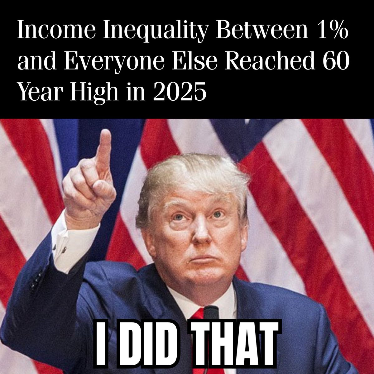 Someone should tell #Trump that no one gives a cold fuck about the stock market performance when it's a hearing about the #EpsteinFiles, and all the stock market winners are just the Epstein class...