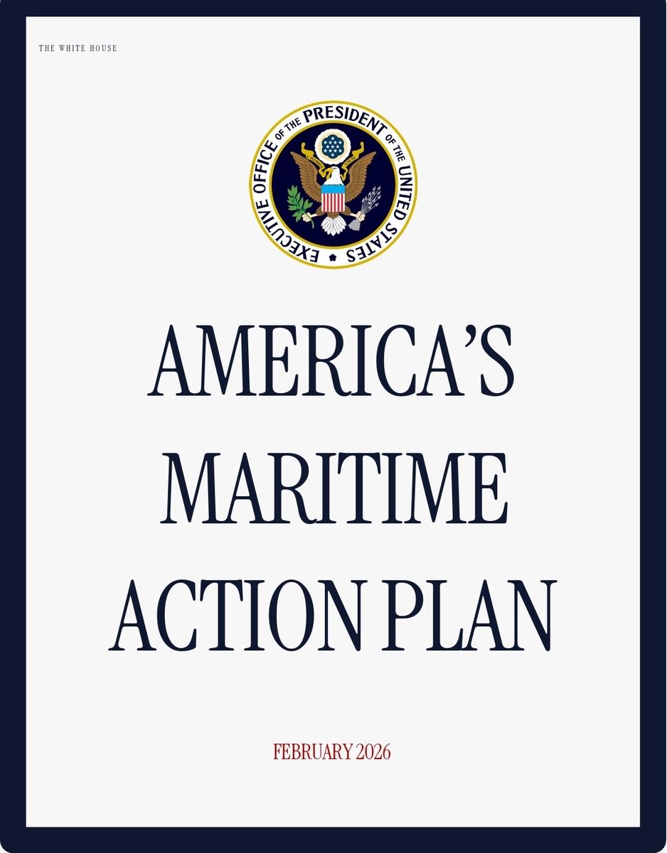 America's Maritime Action Plan.

whitehouse.gov/maritimemight/

Time for "Acta non Verba"