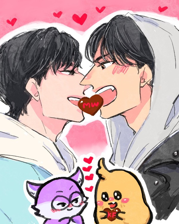 kinominwo's tweet image. Valentine’s Day🍫💕💕💕