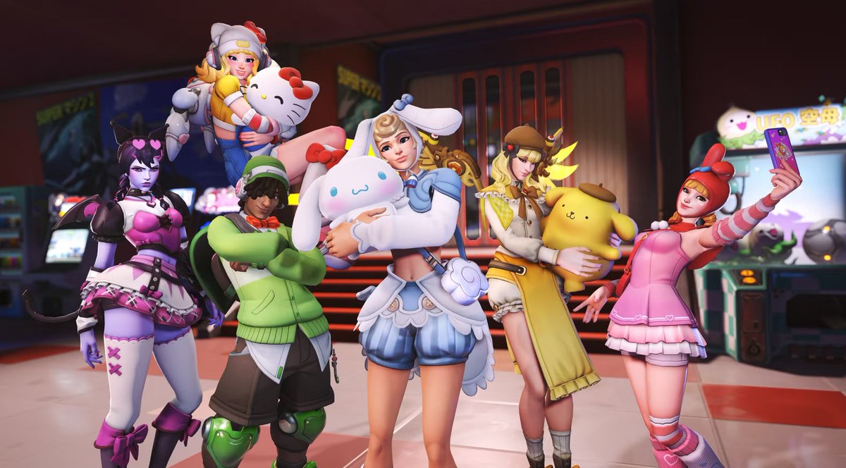 Why_so_Sara's tweet photo. Giveaway de un bundle de Hello Kitty !! #OWLATAMxSanrio 

Participa:
- Sígueme a mi y a @OverwatchLATAM 
- 🔁y❤️
- Twitch follow: https://t.co/GhdzvGWVKk

Comenta que te parecen los nuevos personajes de Overwatch, cual te gusta más y por que. 

Ganador: 16/2 https://t.co/SrAACjFfRP
