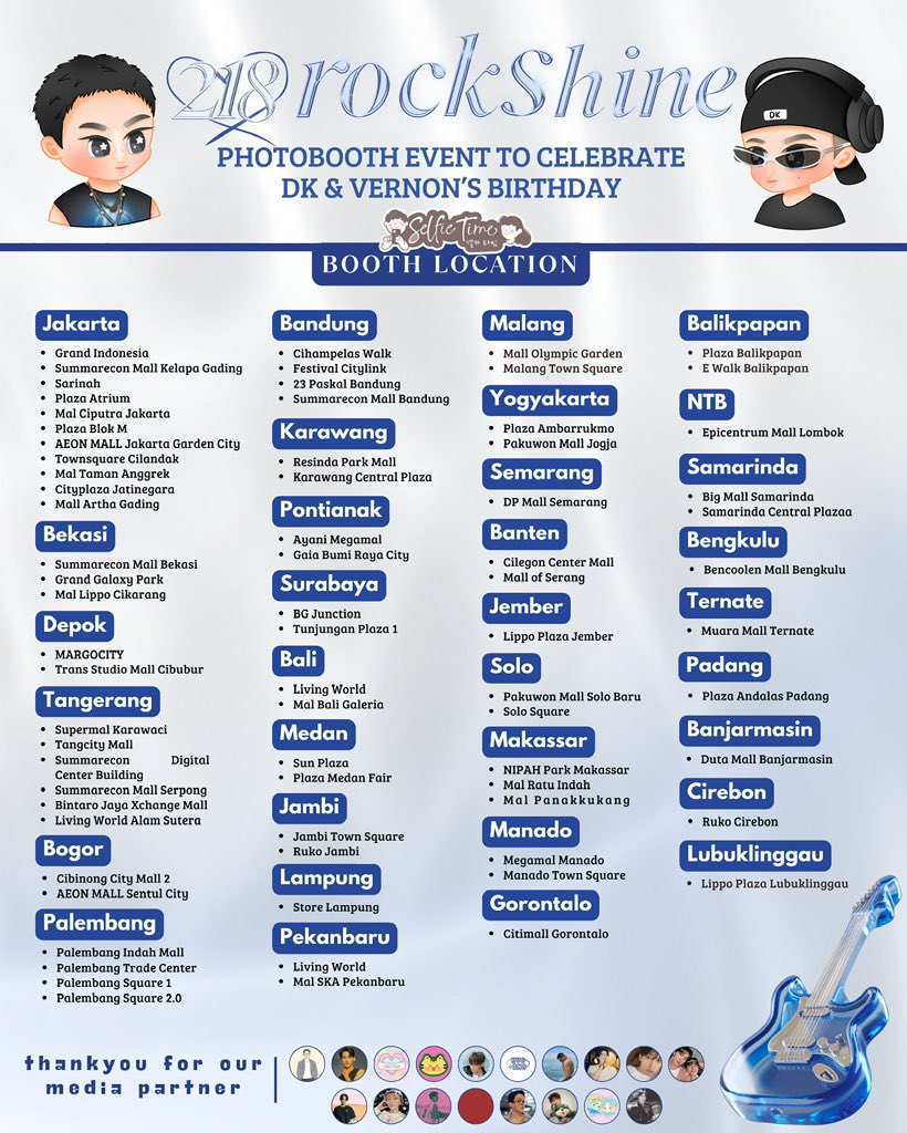 ⁀➴𝑺𝒕𝒆𝒑 𝒊𝒏𝒕𝒐 𝒕𝒉𝒆 𝑹𝑶𝑪𝑲𝑺𝑯𝑰𝑵𝑬🎸˚⟡˖ ࣪ᯓ

DK &amp; Vernon photobooth birthday event by 
<a href="/yawawou/">dk_is_dikeyy</a> <a href="/fear1essvt/">nay✧</a> <a href="/mingyuvamp/">dips</a>

𝒍𝒆𝒕'𝒔 𝒄𝒆𝒍𝒆𝒃𝒓𝒂𝒕𝒆 𝒐𝒖𝒓 218 𝒅𝒂𝒚, 
𝑪𝒂𝒑𝒕𝒖𝒓𝒆 𝒚𝒐𝒖𝒓 𝒎𝒐𝒎𝒆𝒏𝒕 𝒕𝒐 𝒓𝒐𝒄𝒌 𝒂𝒏𝒅 𝒔𝒉𝒊𝒏𝒆✮
📍 <a href="/selfietimeid/">Selfie Time ID</a>
🗓 17