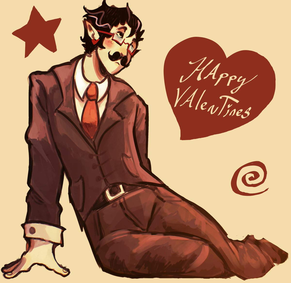 ClownWampyr's tweet image. Happy valentine's 
#hermitcraft #mumbojumbo
