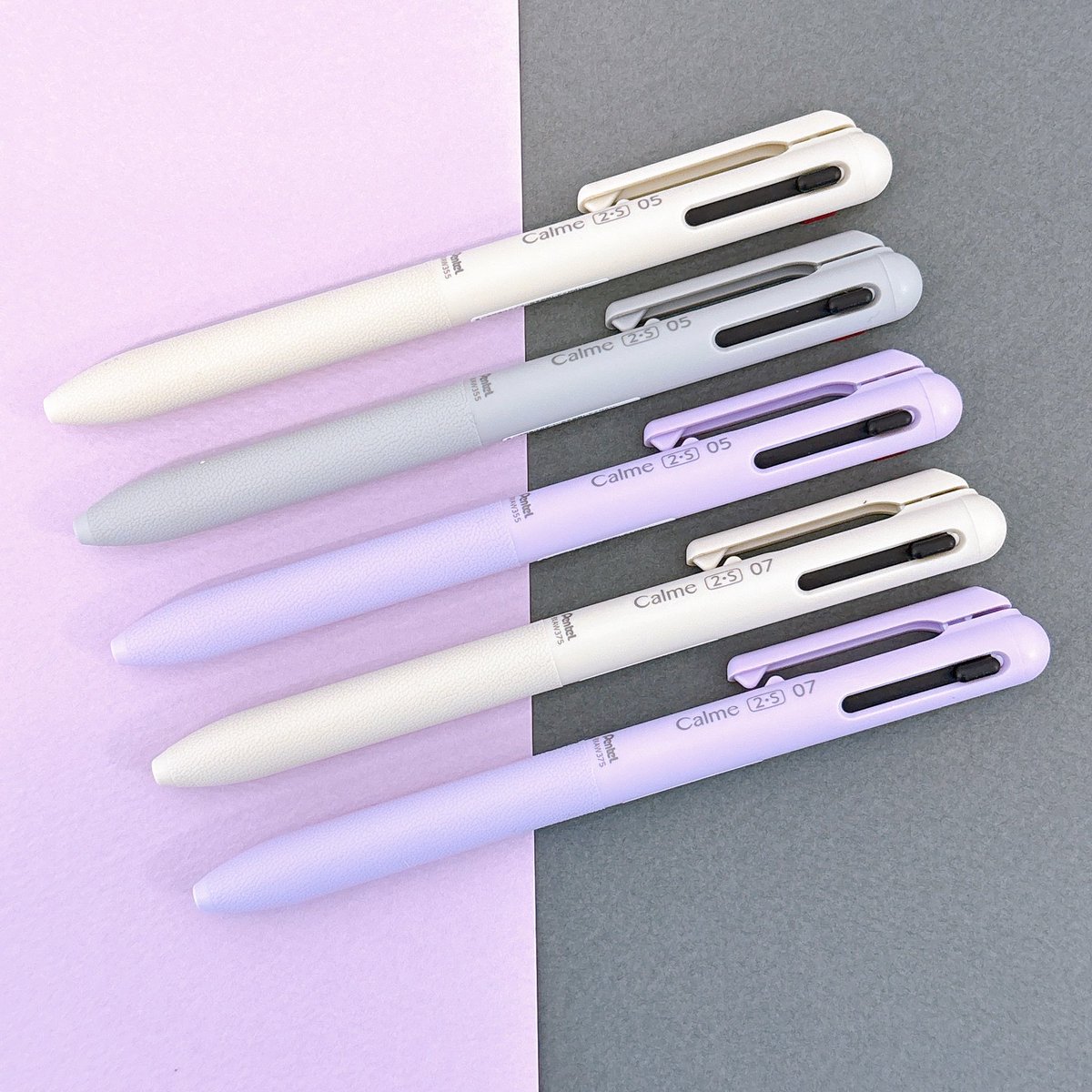 本日はぺんてるの『Calme』のご紹介✨ ⁡ 気品とやさしさの静穏設計の