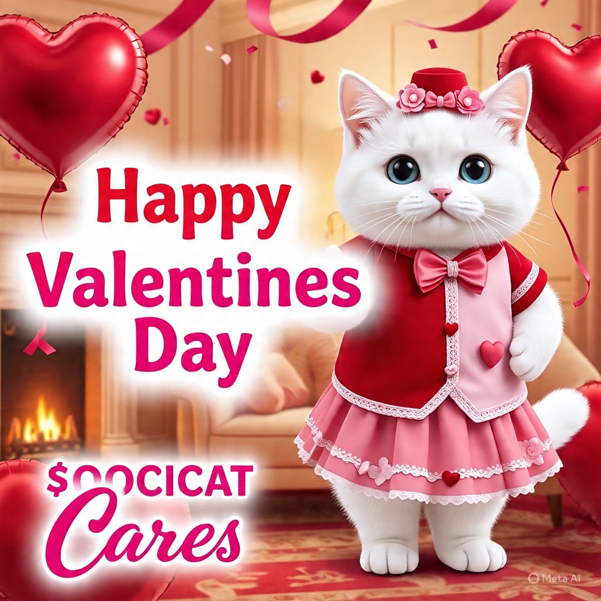 It's another Valentines day
To the ones you love, ensure to get the $OCICAT as valentines gift. Every material gift will be used and forgotten but $OCICAT will be an investment gift that will reward continuously.
Happy Val to all lovers of the $OCICAT Project
Don't fade!
#OCICAT