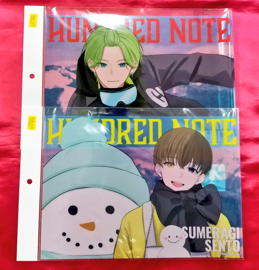 ハンドレッドノート　ネスト山荘の悲劇　A4クリアポスター　15種 コンプセット 入荷情報】 『 #ハンドレッドノート』 〇ネスト山荘の悲劇 ・チェキ風