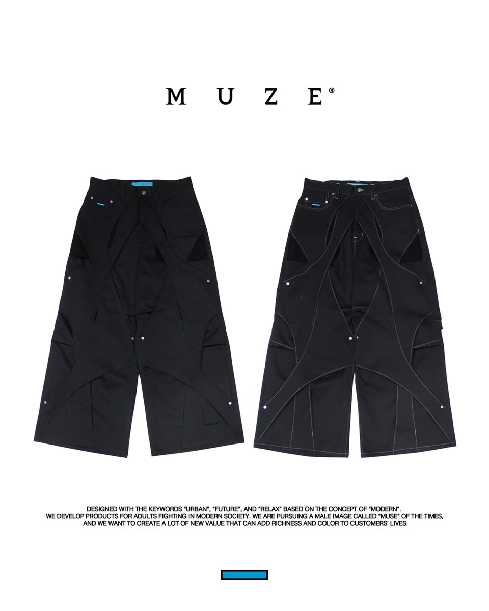 NEW ARRIVAL MUZE®︎ TURQUOISE LABEL【SULFUR-DYED CHINO CROSS WIDE