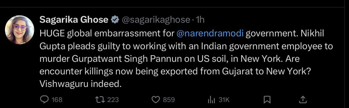 Is she really an Indian Parliamentarian? please tell me , my internet isn’t working today 💁🏻‍♂️