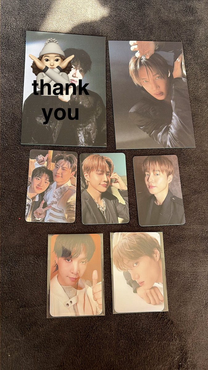 🙏条件変わりました。すみません🙇🙏　
⭐️EXO REVERXE  mu-mo トレカ  メッセージカード ポスカ ランダム 交換 店舗特典

【譲】写真
          カイ、レイ、スホ、　スホド

【求】ギョンス、ユニットはギョンスでお願いいたします。

郵送希望。
条件会う方ご連絡お願い致します。