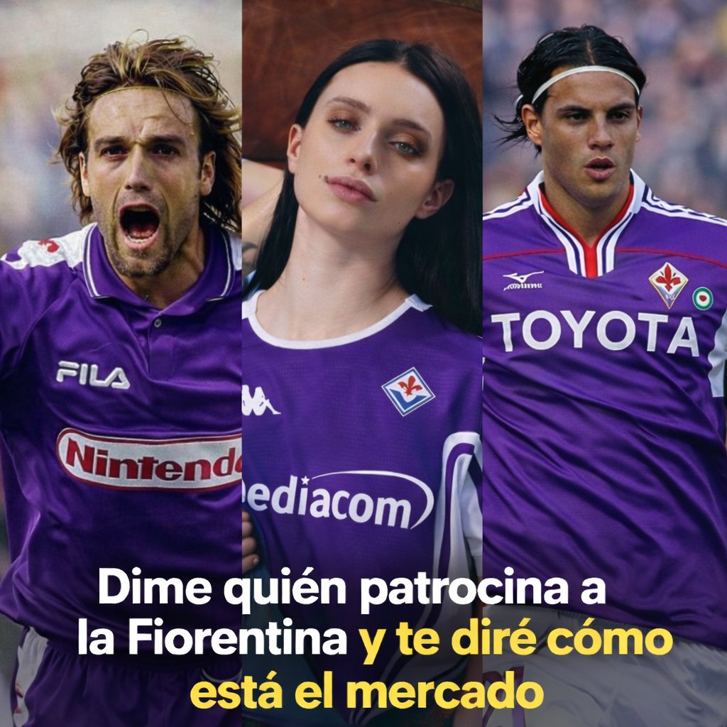 La Fiorentina cambia Kappa x Mizuno o Joma. Si el mercado te despista, párate a observar quién patrocina a La Viola.

Fila y Reebok en los 90, cuando todo era posible. Le Coq y Kappa en la últ. década, cuando la camiseta es más relato que uniforme.

SUSCRÍBETE, LOCO
LINK EN BIO