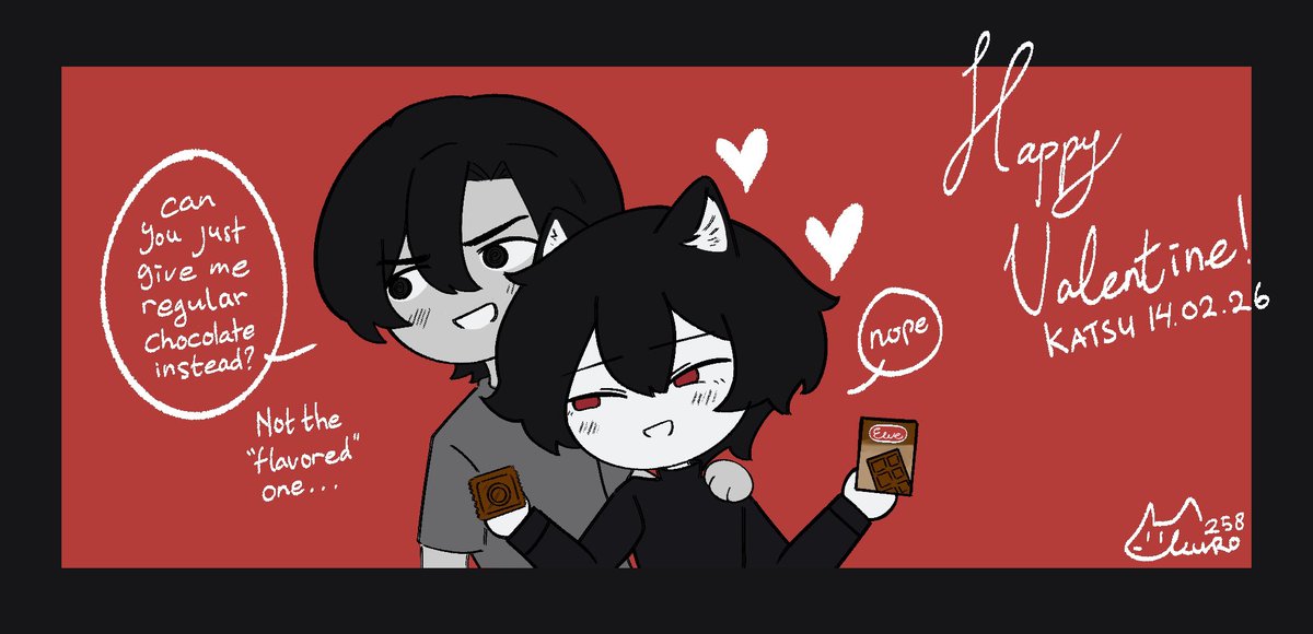 Happy Valentine’s Day!
#OC Katsu | 14.02.26

☕️🍫