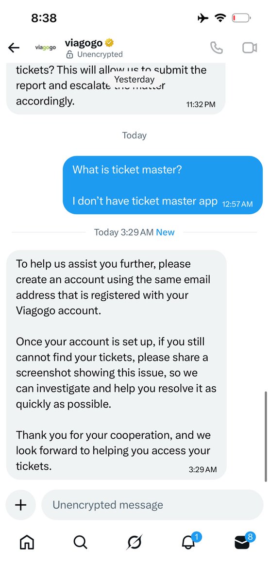 btcharis's tweet photo. @viagogo nit sure why you guys are so unprofessional - why are you asking me to create an account when I already have an account.?????? 

I shared my email and phone already - is this just time passing tactic ????? Are you guys normal? 

Match is tomorrow - where are my tickets ???????? When will you sent ?????