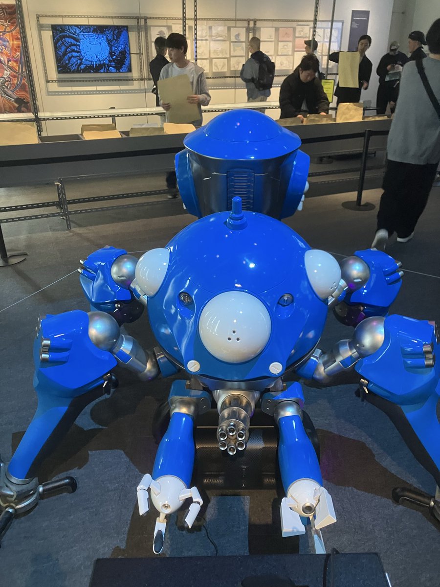 mosicon's tweet photo. 事前チケ買ってあったので忘れないうちに攻殻機動隊展に行ってきた。原画展て感じでした。グッズは沢山ありました。今日は平和な日だ。
#攻殻機動隊展 https://t.co/197kQL5ejM