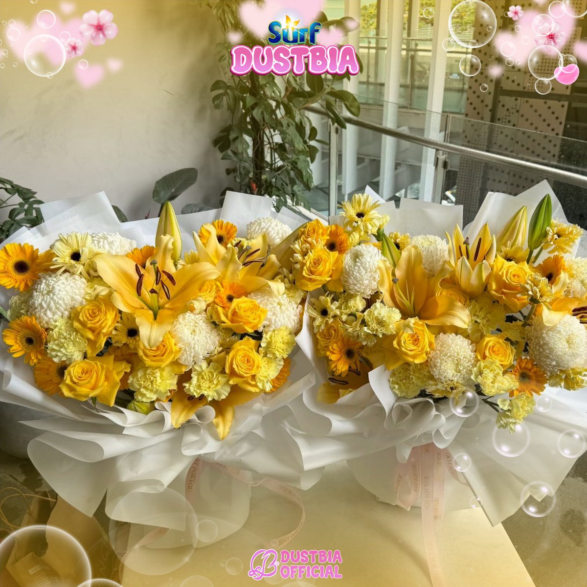 𝐅𝐋𝐎𝐖𝐄𝐑𝐒 𝐅𝐎𝐑 𝐓𝐇𝐄 𝐃𝐔𝐎 𝐖𝐄 𝐀𝐃𝐎𝐑𝐄

No Valentine’s would feel complete without Bianca’s favorite! These bouquets are for our favorite duo, honoring their special event, their blessings, and the love they share with their Surf family. 

QUADROmantic FABCON VDATE