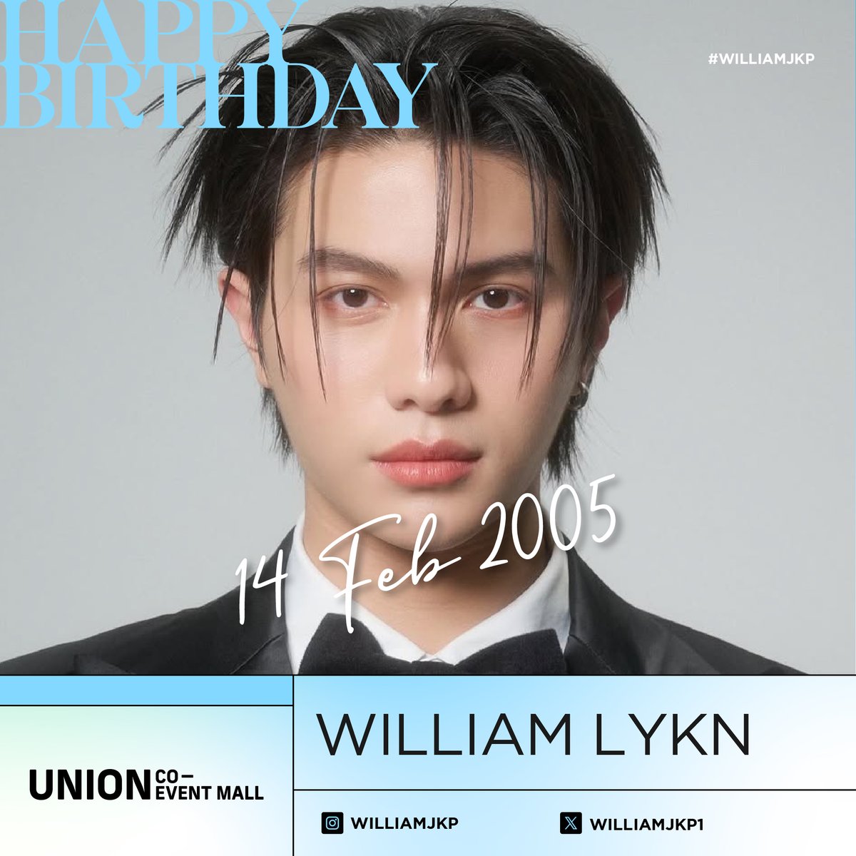 coeventspace's tweet image. HAPPY BIRTHDAY WILLIAM🎂🐶
ขอให้ปีนี้ปังๆๆ มากกว่าเดิมมม เป็นพาร์ทเนอร์ที่น่ารักของเอสไปตลอดนะค้าบ 😙

WILLIAM ON CHAPTER 21
#William21stBirthday #williamjkp
#UnionMall #UnionCoEventMall