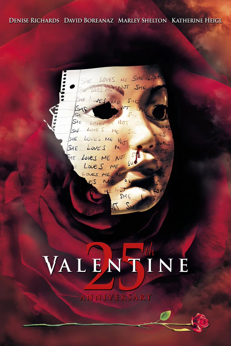 Roses are red
violets are blue.
My film only lives on
thanks to each one of you.

My love letter to ‘80s slasher films VALENTINE is 25 years old. It means so much to me that fans still watch &amp; enjoy the movie. Thank you. 🙏🙂♥️

Wishing everyone a very happy Valentine’s Day! 🏹💘