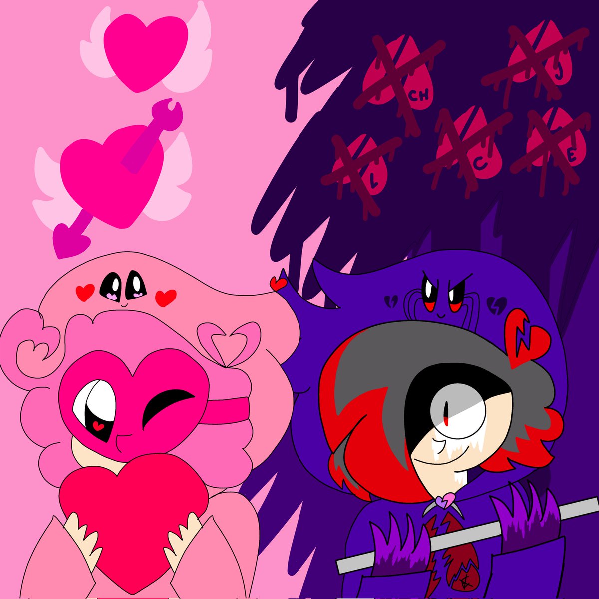 I HAVE TWO SIDES 🩷💔

Feliz o infeliz San Valentín a todos dependiendo de cada uno  :) >:)

Y si se que también es día de la amistad así que a todos los Amiguis les deseo lo mejor y se cuiden mucho 
#ValentinesDay