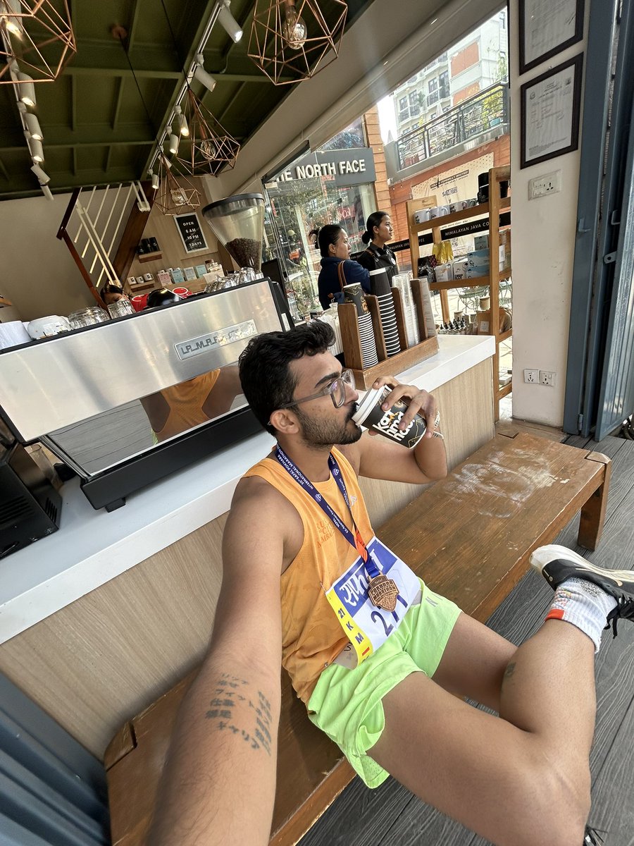 PiyushGada131's tweet image. Ran &amp;amp; had my coffee post run🥰🧿

Happy Valentines🥰

Killer elevation but enjoyed the beauty of Pokhara

#runners #halfmarathon
