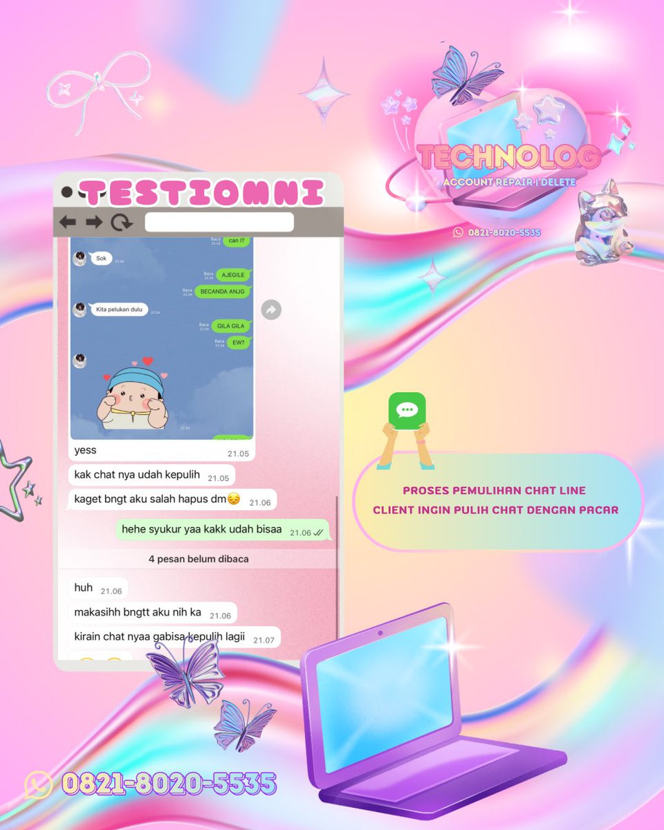 initiatiive's tweet image. JASA AKUN SOSMED✅

&amp;gt;PULIHKAN BALIKIN AKUN LUPA PASWORD/KE HACK
&amp;gt;JASA LACAK LOKASI ORANG
&amp;gt;SADAP WA
&amp;gt;LACAK HP HILANG BY NO HP/IMEI
&amp;gt;LACAK PENIPU/REVENGEPORN
&amp;gt;JASA UNSUS AKUN/UNSUSPEND
&amp;gt;JASA HACK/PEMULIHAN AKUN EMAIL,IG,WA,X,FB,TIKTOK!
  
TRUSTED, AMANAH❗️
wa.me/6282180205535