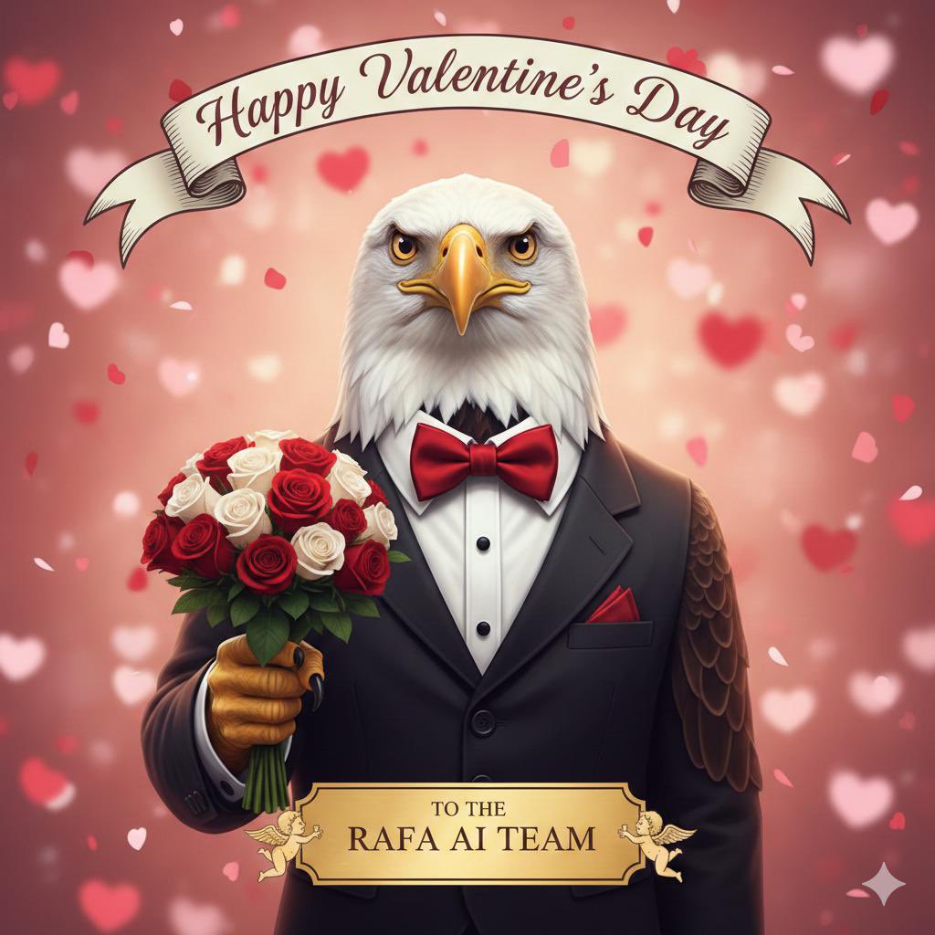 shafi_tauseef's tweet image. Today we’re celebrating what truly powers innovation  connection, creativity, and a little bit of AI magic 
Here’s to building smarter solutions, stronger partnerships, and a future we love creating together.
#ValentinesDay #TeamRafaAI #AIWithHeart 
@RAFA_AI 
@Metamorfozzz_