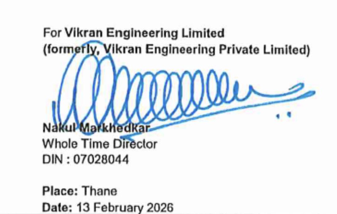 Rajkulheri's tweet image. #VIKRANENGINEERING #VIKRAN 
Q3 result average numbers.
But Director #NAKULMarkhedkar signature…eye catcher. 
@Chart_Wallah108 @nmarkhedkar