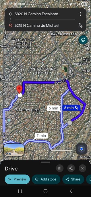 🚨 #BREAKING:

The residence where SWAT removed a man and a woman is now being searched under a warrant. The home is located roughly two miles from Nancy Guthrie’s residence.

#NancyGuthrie #SWAT #Tucson #FBI #BreakingNews #CrimeInvestigation