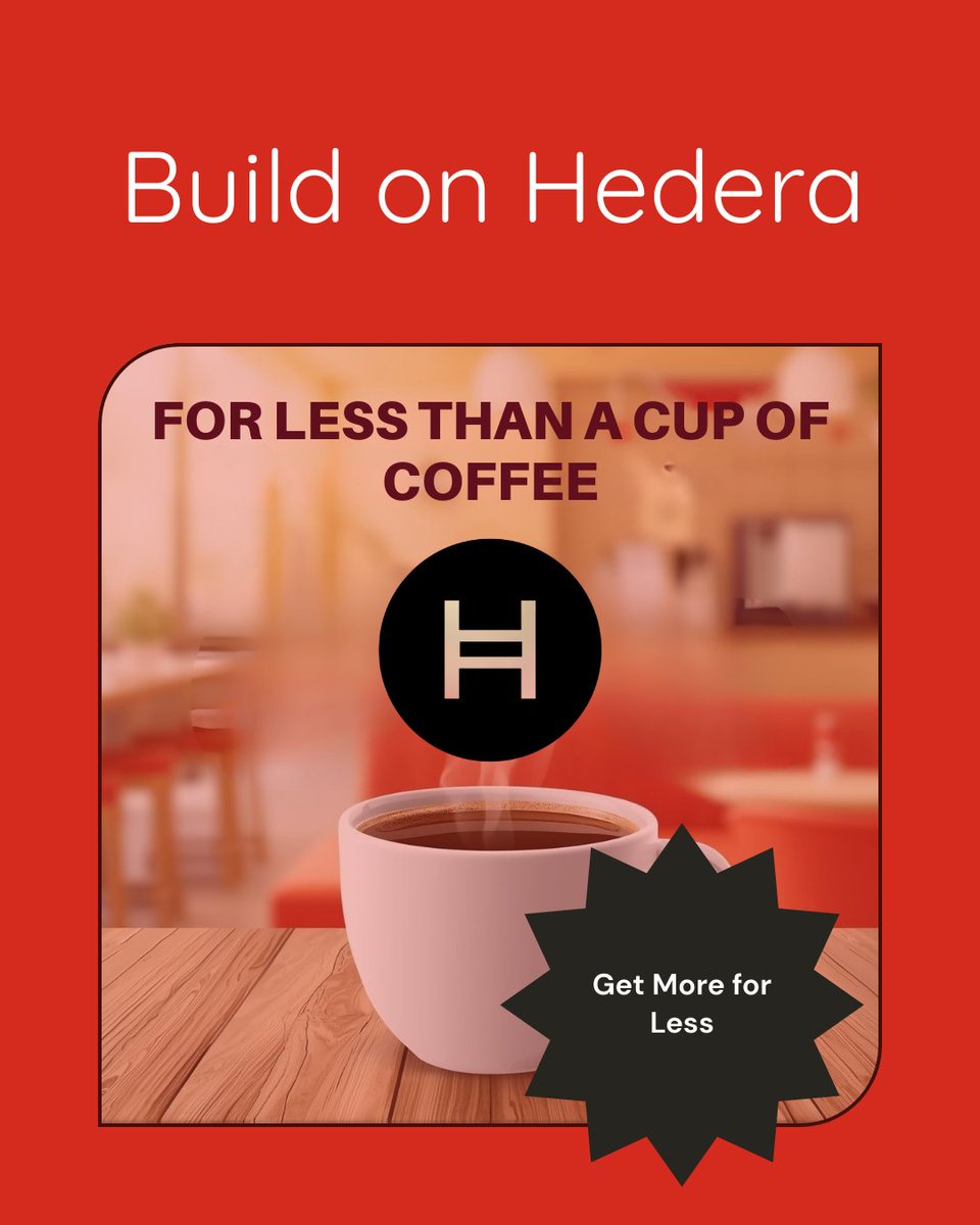 Disscordify09's tweet photo. Build on Hedera for less than a cup of coffee☕
We provide end-to-end business development for projects building on #Hedera — all at simple, affordable daily pricing.
Learn more → https://t.co/cWN0Zz5dVL
#HBAR #BuildOnHedera #Web3 #Crypto #Blockchain #Hederacommunity https://t.co/HSFxbYXClK
