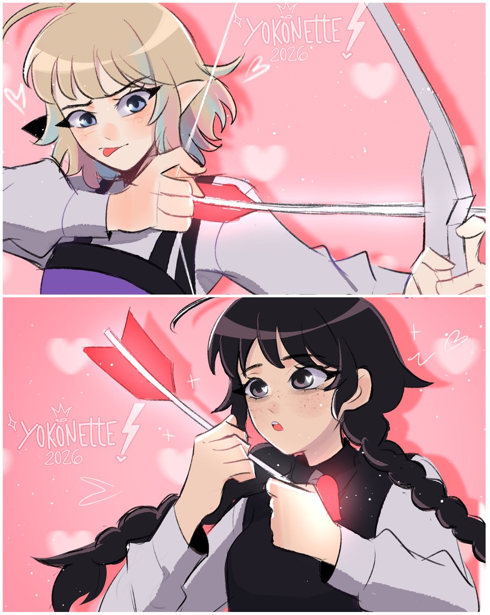 🏹🩷✨

#wenclair #wenclairfanart #wednesdayaddams #enidsinclair #ValentinesDay